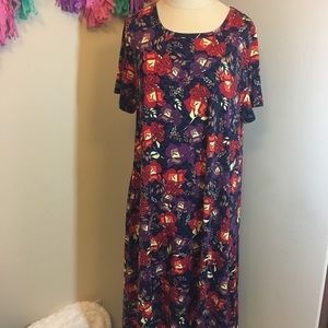 LuLaRoe Floral Carly Dress